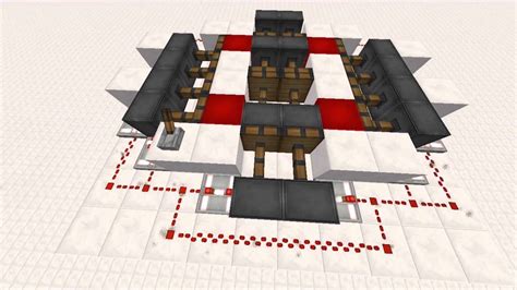 Simple 4x4 Piston Trapdoor Youtube