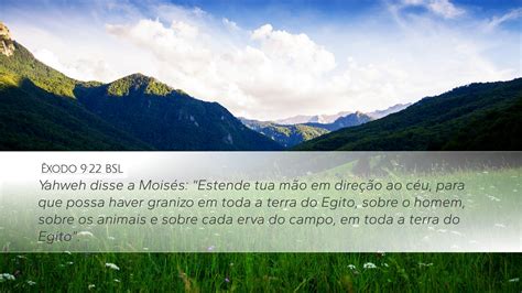 Êxodo 9 22 BSL Desktop Wallpaper Yahweh disse a Moisés Estende tua