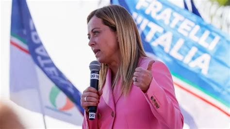 Italia Hace Historia Una Mujer Es La Primera Ministra