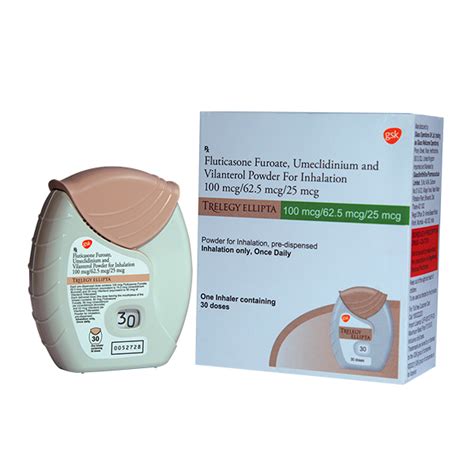 Buy TRELEGY ELLIPTA 30md Inhaler 1's Online at Upto 20% OFF | Netmeds