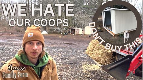 Chicken Coop Tour Learn From Our Mistake Youtube