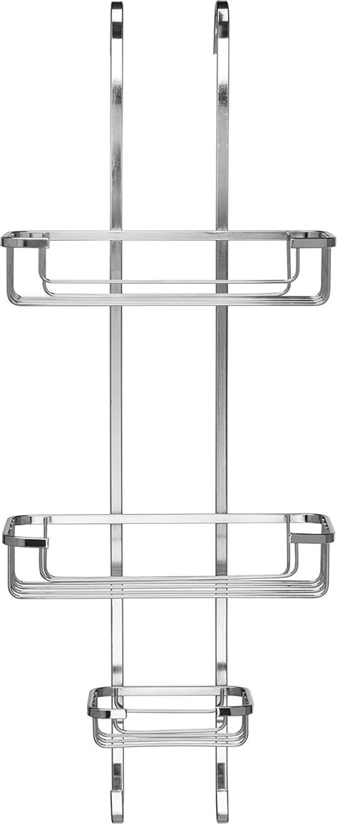 Croydex 3 Tier Hook Over Shower Caddy Bathroom Accessory With Three