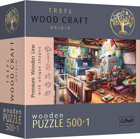 Amazon Trefl Treasures In The Attic 500 1 Piece Jigsaw Puzzle Wood