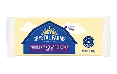 White Extra Sharp Cheddar Cheese | Crystal Farms