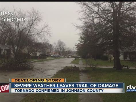 Nws 4 Tornadoes Touched Down In Indiana