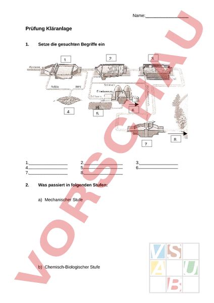 Arbeitsblatt Pr Fung Kl Ranlage Biologie Gemischte Themen