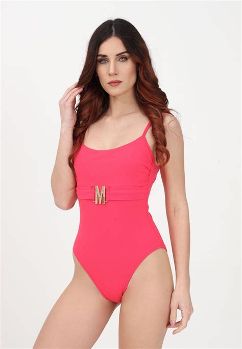 Moschino Swim Underwire Swimsuit Badpak Neon Pink Neonroze Zalando Nl