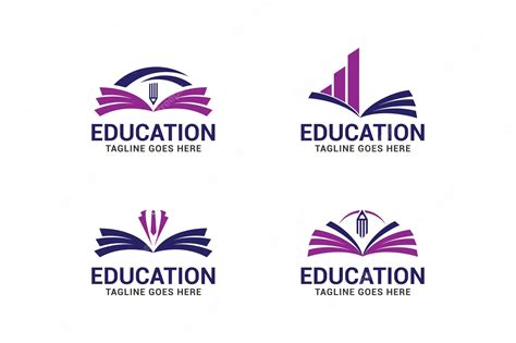 Premium Vector Education Logo Icon Design Vector Illustration