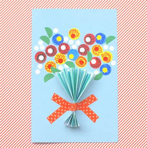 Floral Handmade Mothers Day Card So Easy Diy Candy