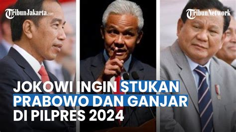 Jokowi Ingin Satukan Prabowo Dan Ganjar Di Pilpres 2024 Tak Setuju