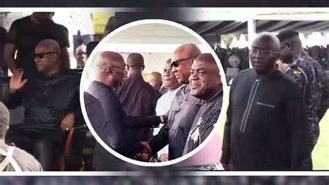 Vice President Bawumia And John Mahama Pay Their Last Respects To The Late Apostle Michael Ntumy