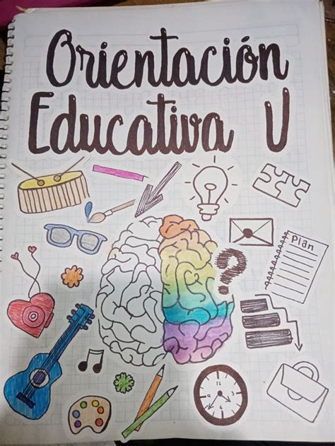 Portada De Orientación Educativa Orientación Educativa Orientacion Vocacional Cuaderno De