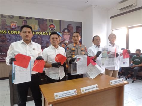 Polresta Tangerang Dan Polres Cilegon Tangkap Dua Komplotan Pelaku Tppo