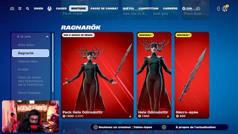 🔴 Nouveaux Skins Marvel Hela Et Hulk Boutique Fortnite Du 27 Avril Item Shop April 27 Youtube