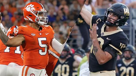 5 Clemson Vs 21 Wake Forest Videos Watch Espn