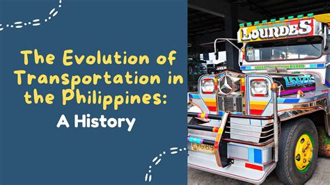 The Evolution of Transportation in the Philippines: A History - Secret ...