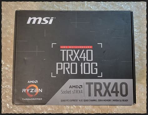 MSI TRX40 PRO 10G WIFI Ver 1 2 STRX4 AMD TRX40 ATX Motherboard 2008