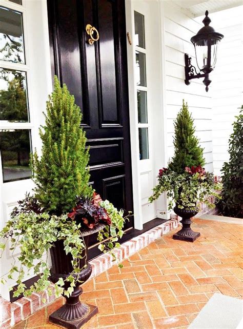 Black Planters For Front Porch Decoomo