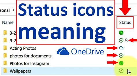 Onedrive Status Meaning Youtube