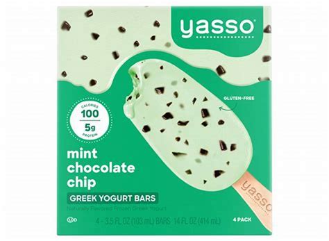 Freeze Dried Yasso Frozen Greek Yogurt Mint Chocolate Chip Bar Etsy