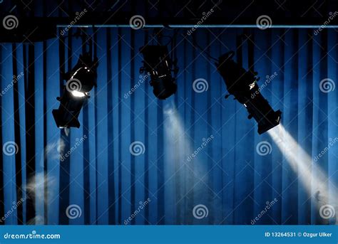 Stage Spotlights Stock Image Image Of Singer Electricity 13264531