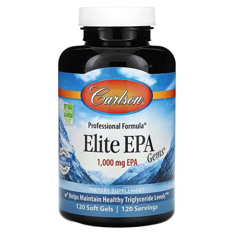 Carlson Elite Epa Gems Mg Capsules Enveloppe Molle