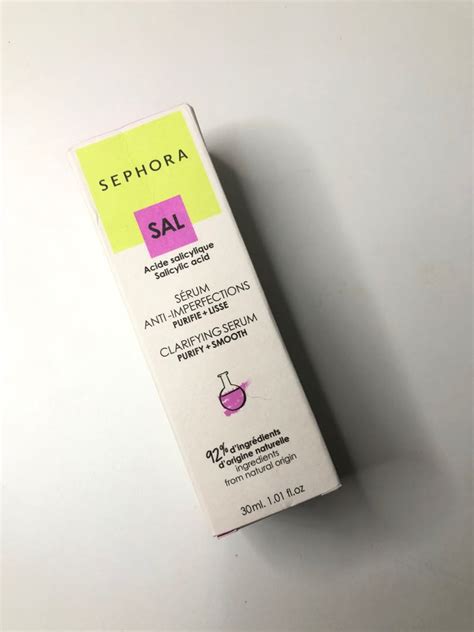 Sephora Salicylic Acid Serum Clarifying Serum Beauty And Personal Care Face Face Care On