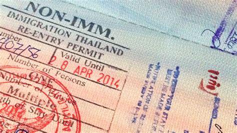 Re Entry Permits In Thailand Attorneys In Thailand