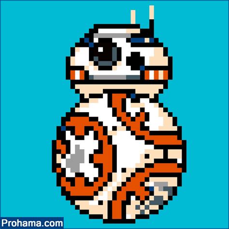 BB-8 Pixel Art | Star Wars Pixel Art