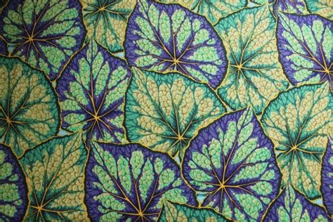 Kaffe Fassett Collective Philip Jacobs Begonia Leaves Fabric Etsy