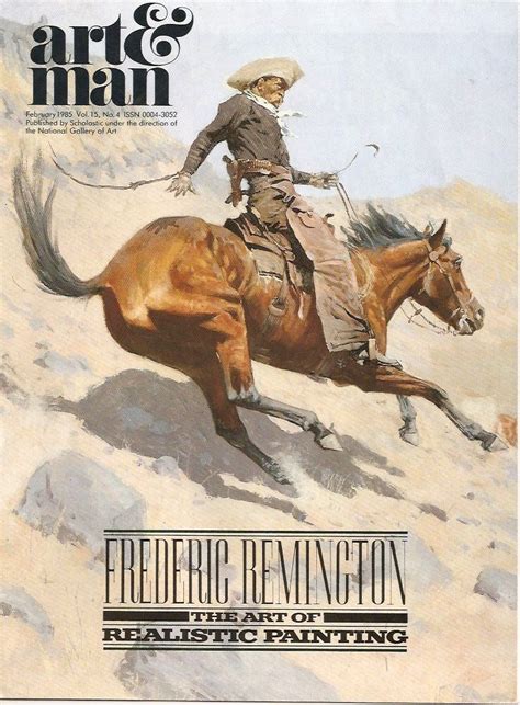 Art And Man Scholastic Art February Vol No Frederic Remington