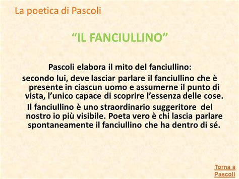 Calcare Esposizione Rapido Testo Il Fanciullino Di Pascoli Drammatico