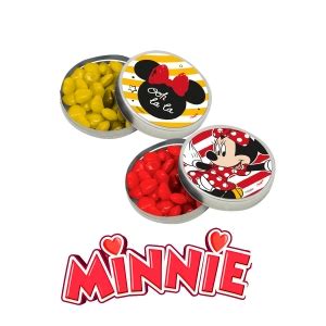 Adesivo Minnie Mouse Decorativo Redondo C 3 Cartelas Regina