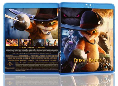 Puss In Boots The Last Wish Blu Ray And Dvd Cover Etsy