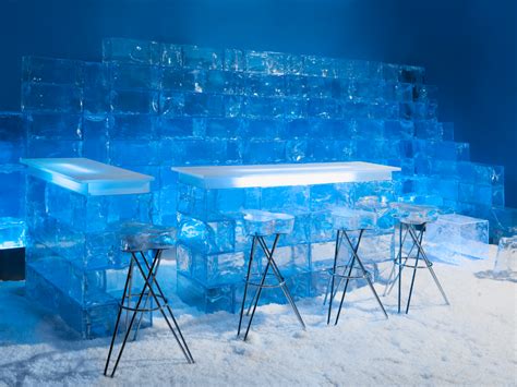 Ice furniture from Decorative Ice | Curved walls, Ice bars, Decor