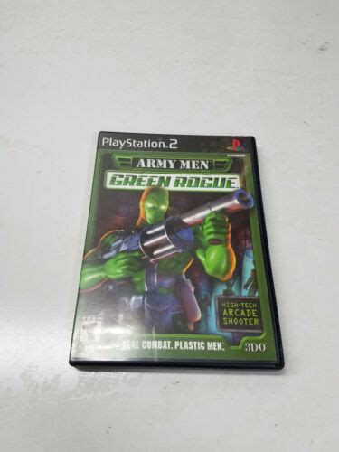 Army Men Green Rogue Ps Sony Playstation Cib W Manual