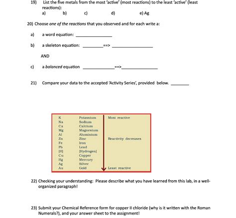 Solved Part Questions Reactions Of Metal Nitrate Solutions Chegg