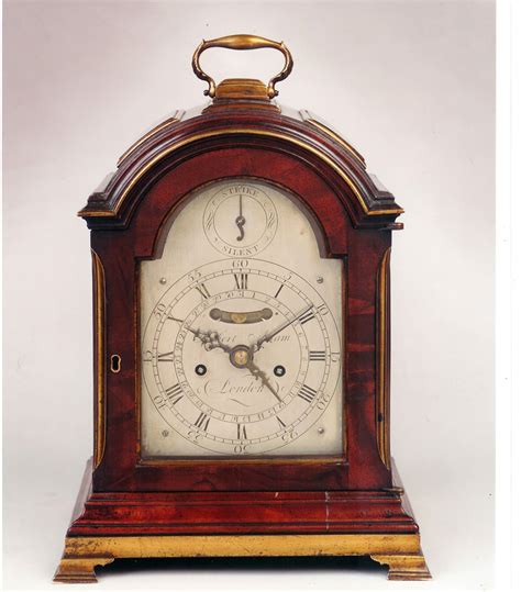 A Very Good And Small Georgian Period Mahogany Bracket Clock