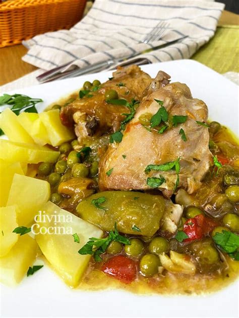 Pollo A La Jardinera Receta De Divina Cocina