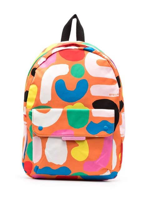 Stella Mccartney Kids Graphic Print Zipped Backpack Farfetch