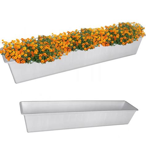 Skrzynka balkonowa 80 cm - Biała- Prosperplast