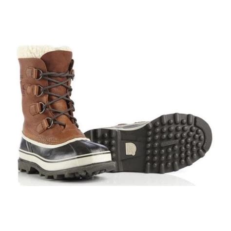 Sorel Caribou Wool Mens Winter Boot In Tobacco