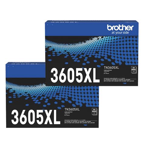 Genuine Brother Tn3605xl Toner Cartridge High Yield 2 Pack Printzone Nz