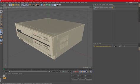 Vintage Computer Workstation Terminal 3d Model 39 Max 3ds Blend