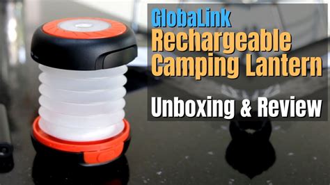 Globalink Camping Lantern Unboxing Review Rechargeable Led Light