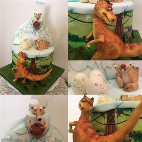 Ice Age Cake By O Estúdio Do Bolo Ice Age Birthday Party 5th Birthday