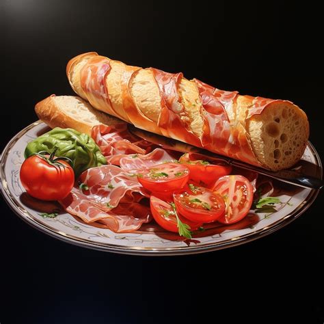 Premium AI Image | RealisticLooking Baguette