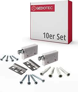 Gedotec H Lot De Crochets De Suspension Pour Armoire Avec Rail