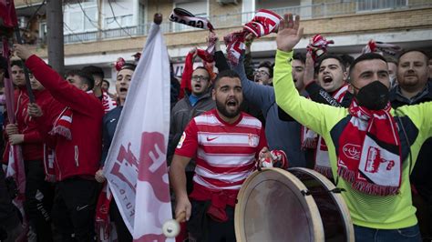 El recibimiento al Granada CF en imágenes