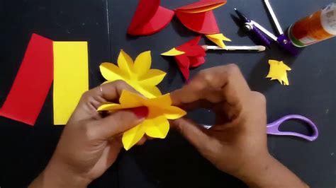 How To Make 3d Paper Flowerst Ideas Youtube